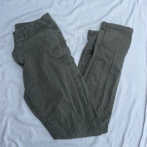 Green Zara Chinos